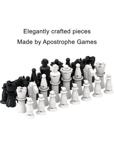 Juego de Ajedrez de Bloques de Construcción Apostrophe - 1,024 Piezas 2