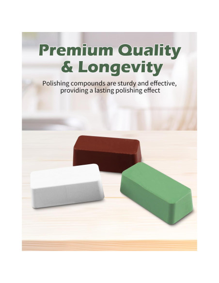 Kit de Pulido AOKLIT 3 Piezas para Metal y Joyería