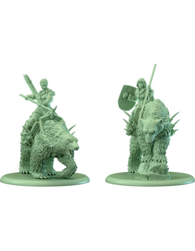 Juego de Miniaturas A Song of Ice and Fire CMON Jinetes de Osos