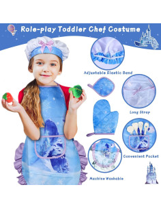 Juego de Cocina Magic4U para Niños 28 Piezas Chef Infantil 2