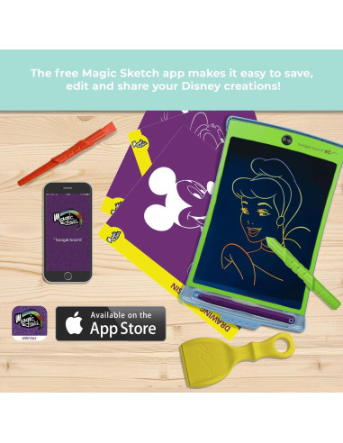 Tableta de Escritura Sin Papel Boogie Board Magic Sketch Disney
