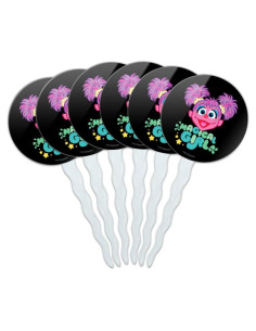 Juego de Palillos para Cupcakes Abby Cadabby - 6 Piezas