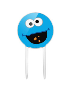 Decoración de Pastel Acrílica Cookie Monster 18.42 cm - Sesame Street