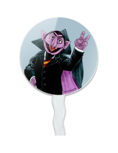 Conjunto de Palillos para Cupcakes Vintage Plaza Sésamo - 6 Piezas