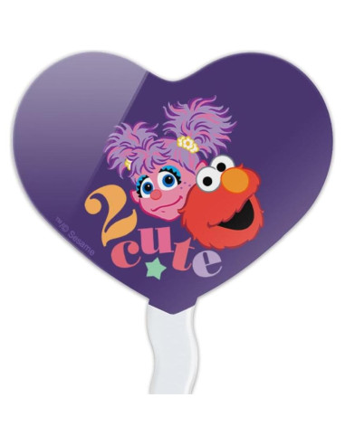 Conjunto de 6 Palillos Decorativos Corazón Plaza Sésamo