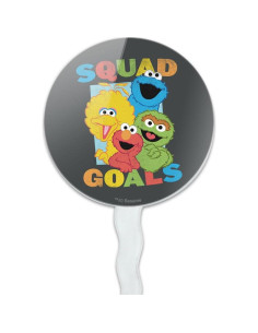 Set de 6 Palillos para Cupcakes Elmo Sesame Street - Acrílico 2