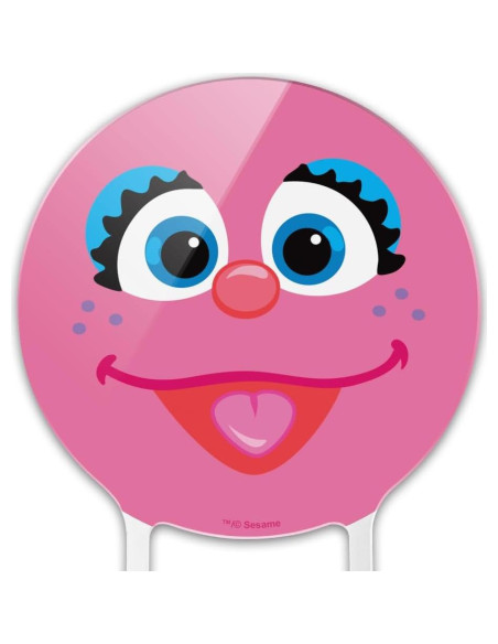 Adorno de Pastel Acrílico Abby Plaza Sésamo 18.4 cm Adorno de Pastel Acrílico Abby Plaza Sésamo 18.4 cm