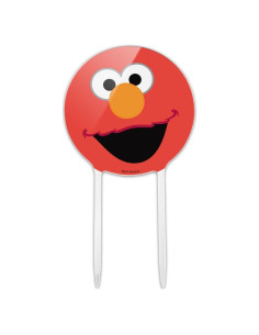 Decoración de Pastel Acrílico Elmo Plaza Sésamo 18.42 cm