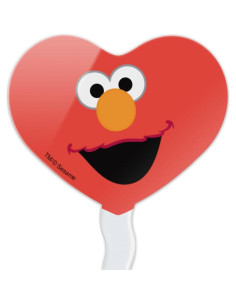 Conjunto de Palillos de Cupcake Corazón Elmo Graphics 6 Pzas 2