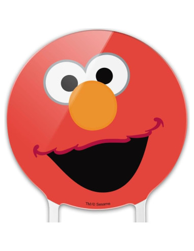 Decoración de Pastel Acrílico Elmo Plaza Sésamo 18.42 cm