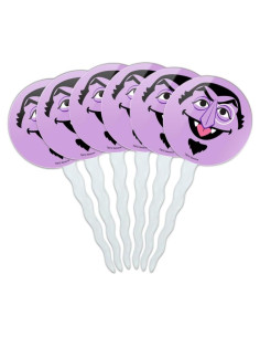 Conjunto de Palillos para Cupcakes Plaza Sésamo - 6 Piezas