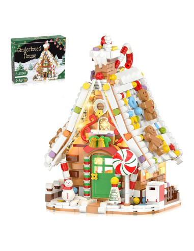 Juego de Construcción Casa de Jengibre con Luz 916 PZS