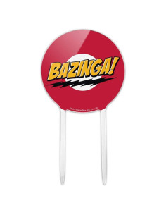 Cake Topper Acrílico El Big Bang Theory Sheldon Bazinga 18.4 cm