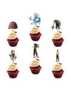 Topper de Cupcake Seyal Raya y el Último Dragón 15x7 cm