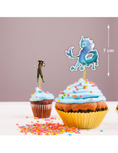 Topper de Cupcake Seyal Raya y el Último Dragón 15x7 cm 2