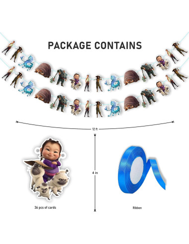 Decoración de Pared Raya y la Última Dragón 1.83m x 14cm