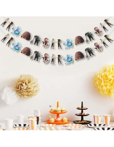 Decoración de Pared Raya y la Última Dragón 1.83m x 14cm