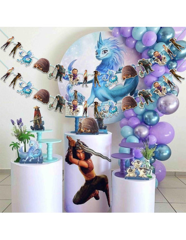 Decoración de Pared Raya y la Última Dragón 1.83m x 14cm