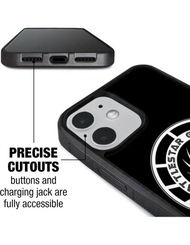 Funda Protectora Bumper de Goma Battlestar Galactica para iPhone 12 Pro