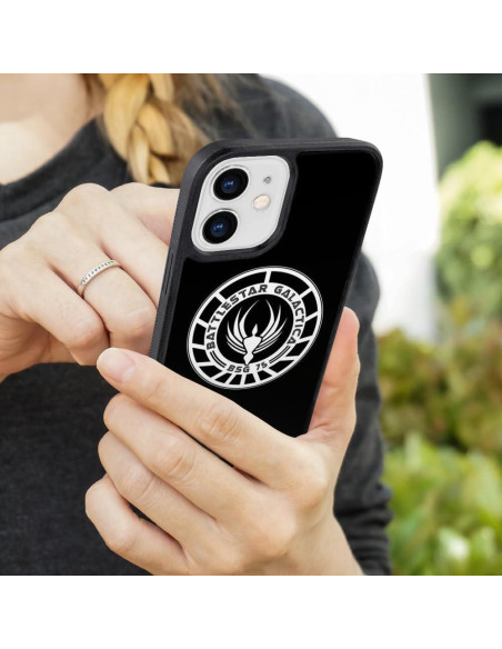 Funda Protectora Bumper de Goma Battlestar Galactica para iPhone 12 Pro