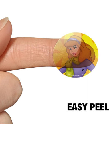 Planificador de Personaje Scooby Doo - 50 Pegatinas Transparentes