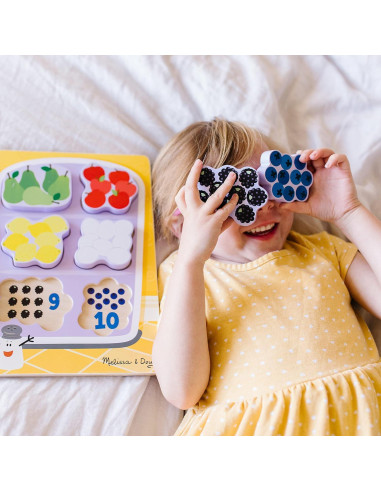 Rompecabezas de Madera Melissa & Doug Pistas de Blue y Tú - 10 Piezas