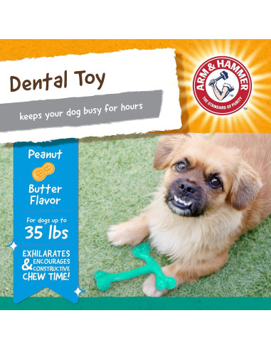 Juguete Dental para Perros Arm & Hammer Mantequilla de Maní