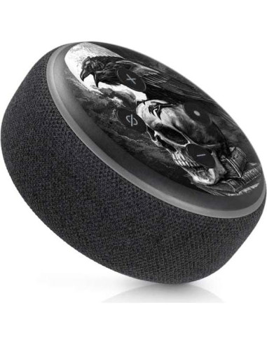 Skin Alchemy Carta Poes Raven para Amazon Echo Dot 3