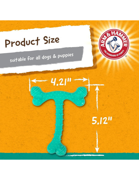 Juguete Dental para Perros Arm & Hammer Mantequilla de Maní