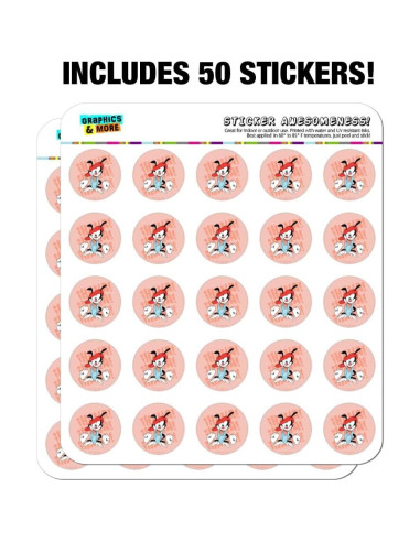 Pegatinas Animaniacs 50 Unidades 2.54 cm Graphics & More