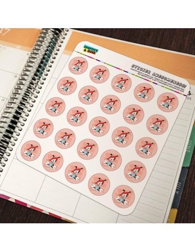 Pegatinas Animaniacs 50 Unidades 2.54 cm Graphics & More