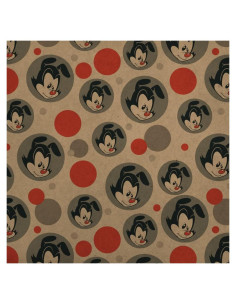 Papel de Regalo Kraft Animaniacs Graphics & More 91x183cm