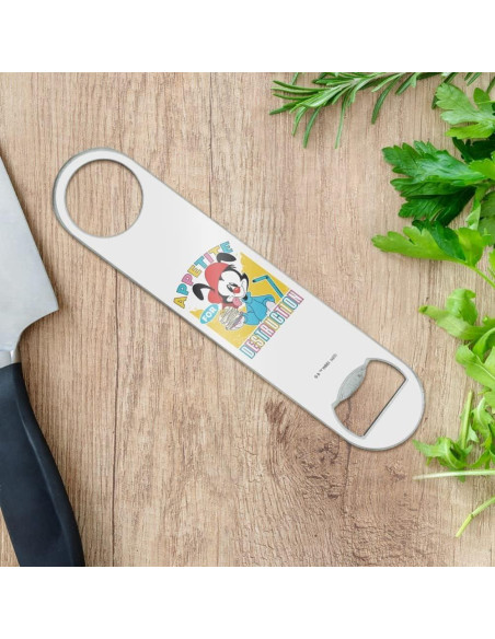 Abrebotellas Animaniacs de Acero Inoxidable 18cm Multicolor