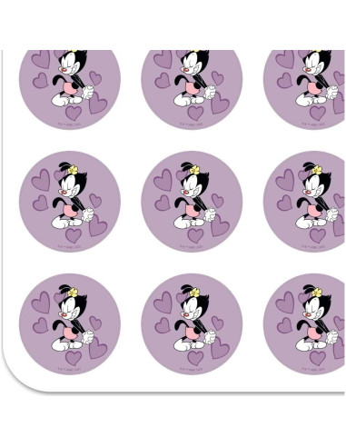 Pegatinas de Corazones Animaniacs - 50 Unidades - Graphics & More