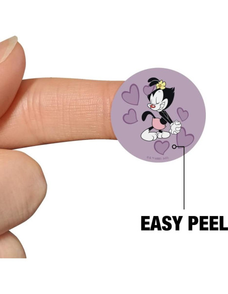 Pegatinas de Corazones Animaniacs - 50 Unidades - Graphics & More Pegatinas de Corazones Animaniacs - 50 Unidades - Graphics & More