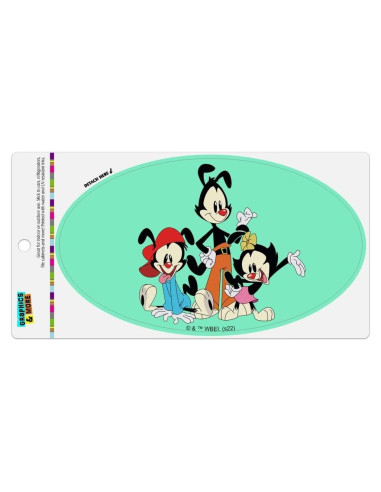 Imán Ovalado de Vinilo Animaniacs Graphics & More 17.8x10.2cm