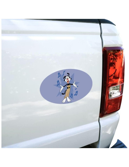 Imán Ovalado Animaniacs Yakko 17.8x10.2cm Vinilo Multicolor