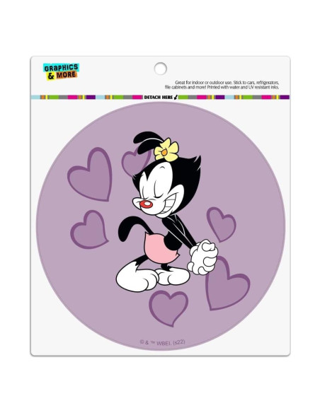 Imán de Vinilo Animaniacs Graphics & More 14cm Redondo Multicolor