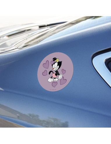 Imán de Vinilo Animaniacs Graphics & More 14cm Redondo Multicolor