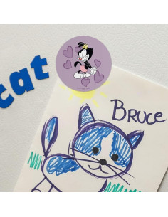 Conjunto de 4 Imanes de Vinilo Animaniacs - 6.4cm - Multicolor 2