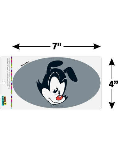 Imán Ovalado Animaniacs Yakko - Graphics & More - 17.8x10.2cm
