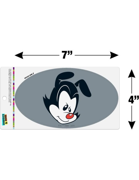 Imán Ovalado Animaniacs Yakko - Graphics & More - 17.8x10.2cm