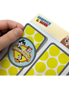Conjunto de 3 Marcadores Laminados Animaniacs - 17 cm 2
