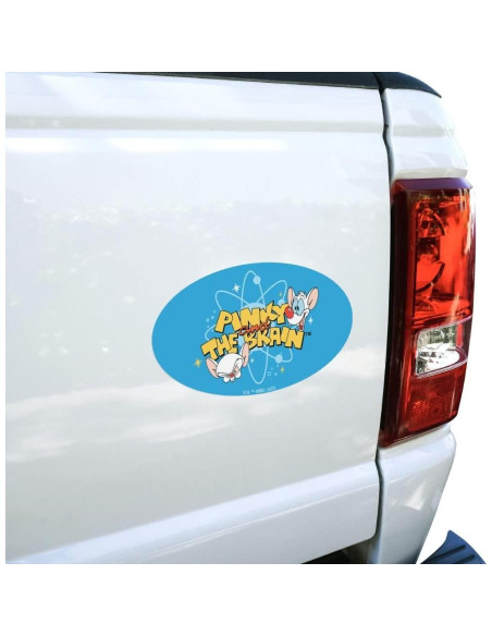 Imán Ovalado Pinky y el Cerebro 17.8x10.2cm Graphics & More