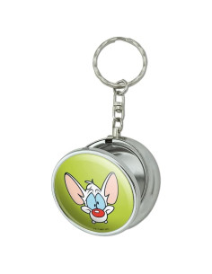 Cenicero de Metal Pinky y el Cerebro con Soporte - 5.1cm