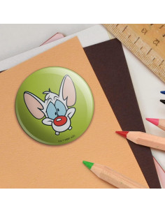 Stickers Puffy Pinky y El Cerebro - 4 Unidades 5.08 cm 2