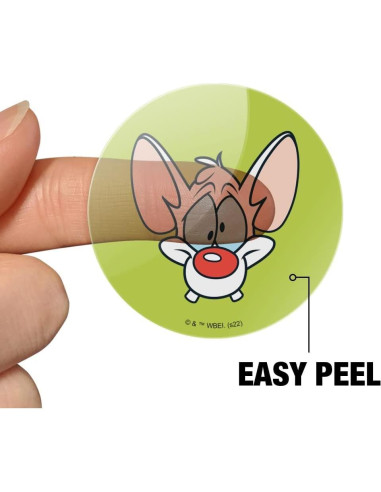 Pegatinas Pinky y Cerebro 18 unidades 5.08 cm Graphics & More