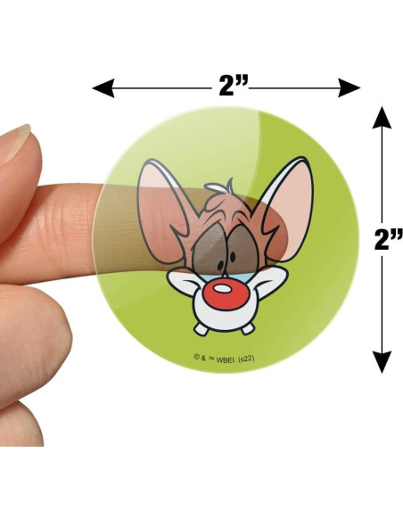 Pegatinas Pinky y Cerebro 18 unidades 5.08 cm Graphics & More Pegatinas Pinky y Cerebro 18 unidades 5.08 cm Graphics & More