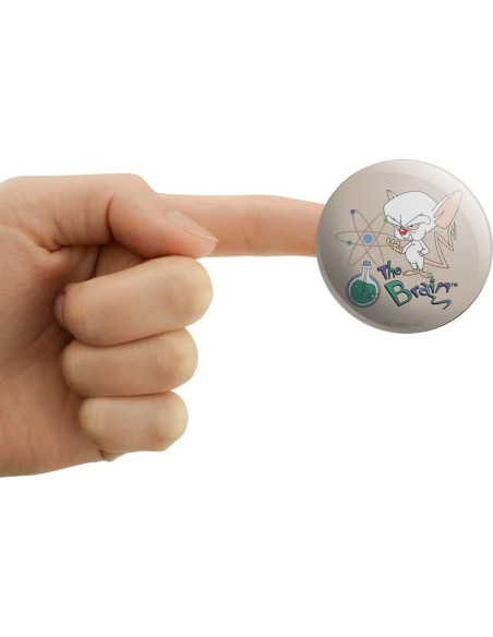 Stickers Puffy Pinky y El Cerebro - 4 Stickers 5.08 cm