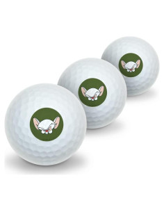 Pelotas de Golf Pinky y el Cerebro - 3 Unidades - Graphics & More